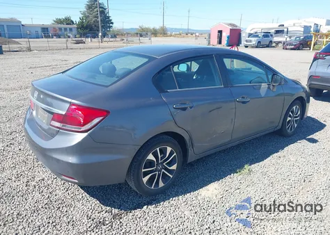 2013 Honda Civic Ex z USA, uszkodzony, nr VIN 19XFB2F80DE275653